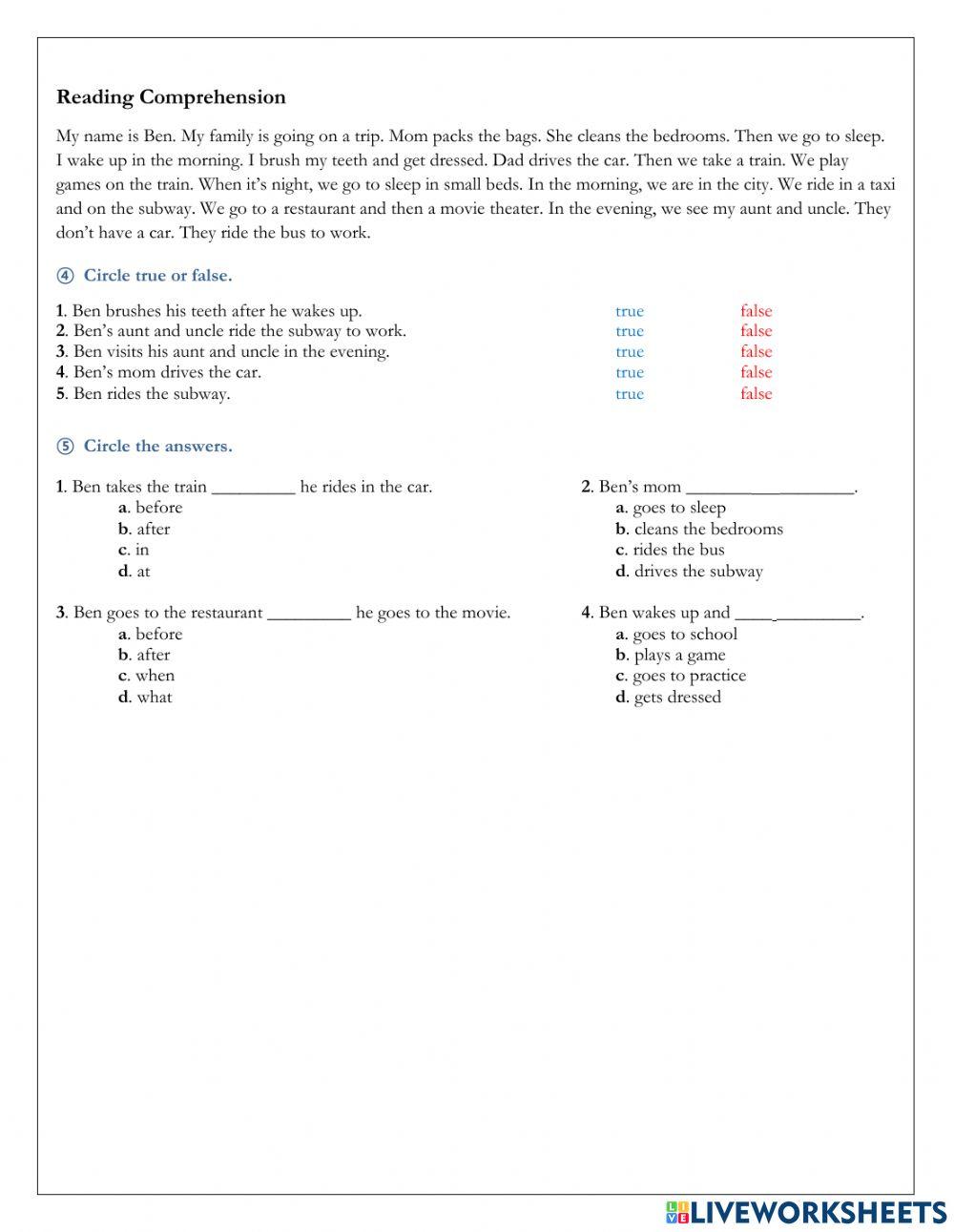 English Test Unit 3-4