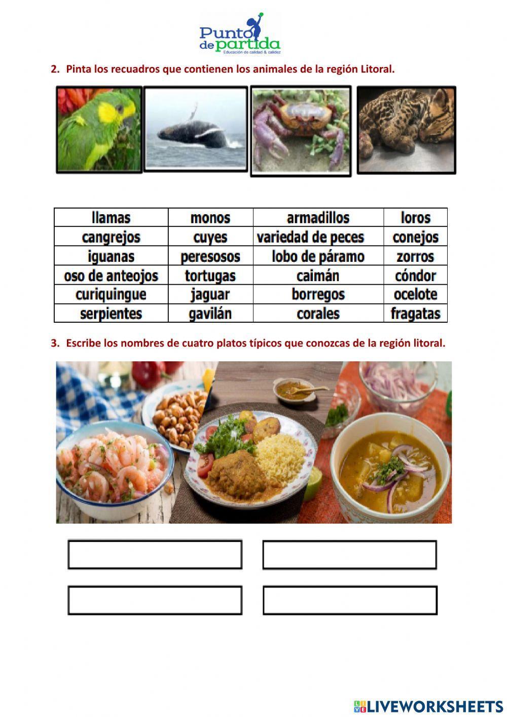 Región Litoral o Costa