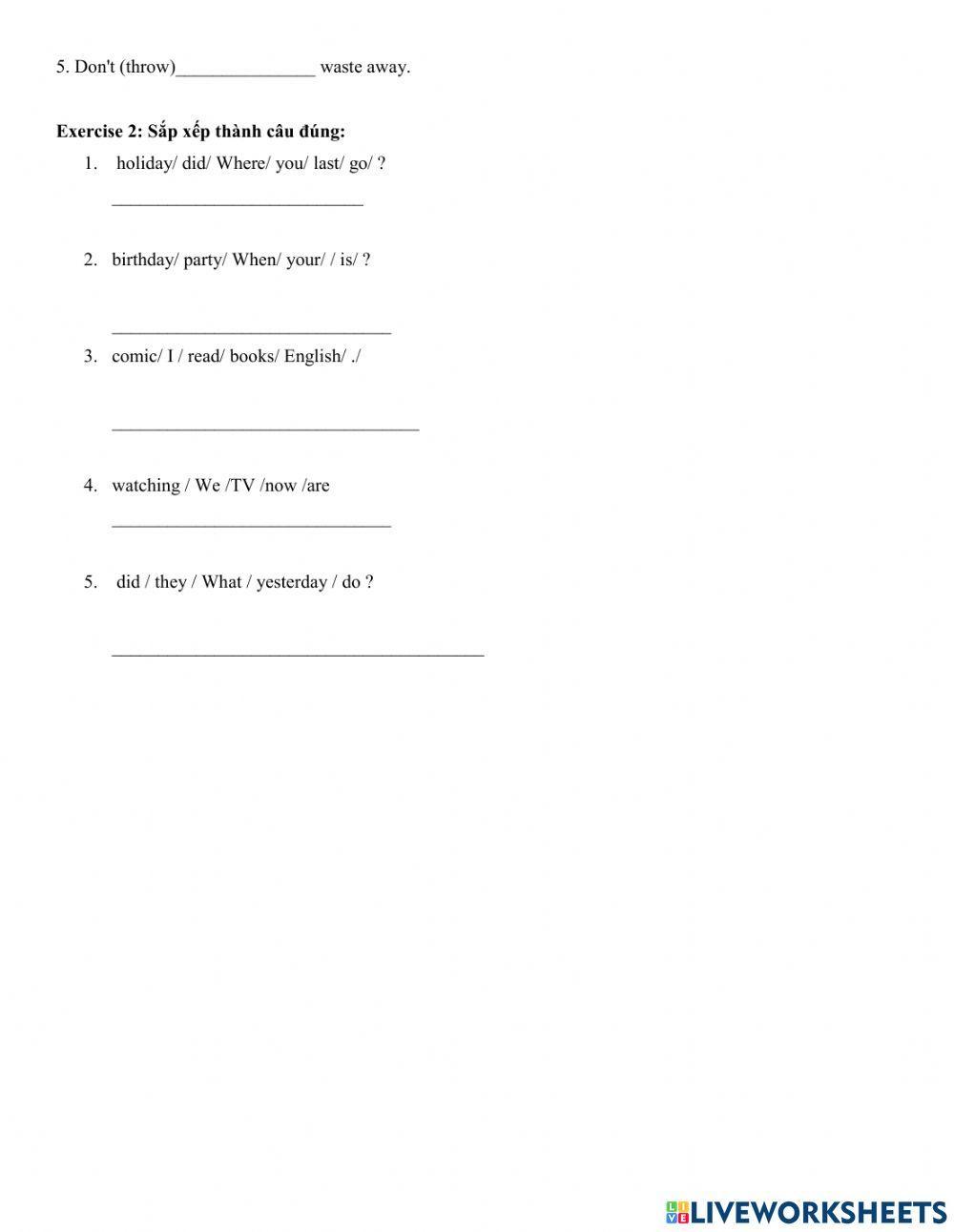 PLACEMENT TEST GRADE 6