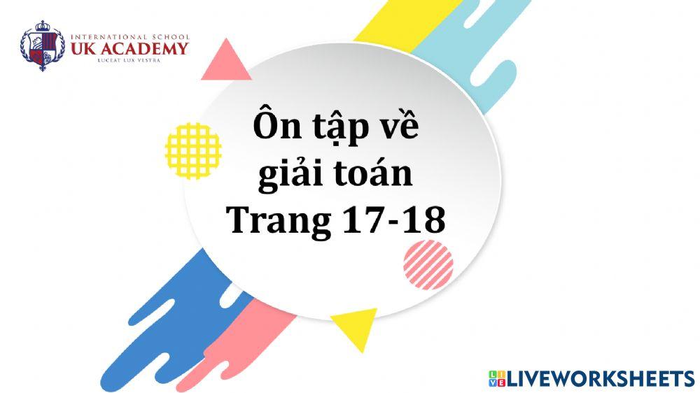 Ôn tập về giải toán