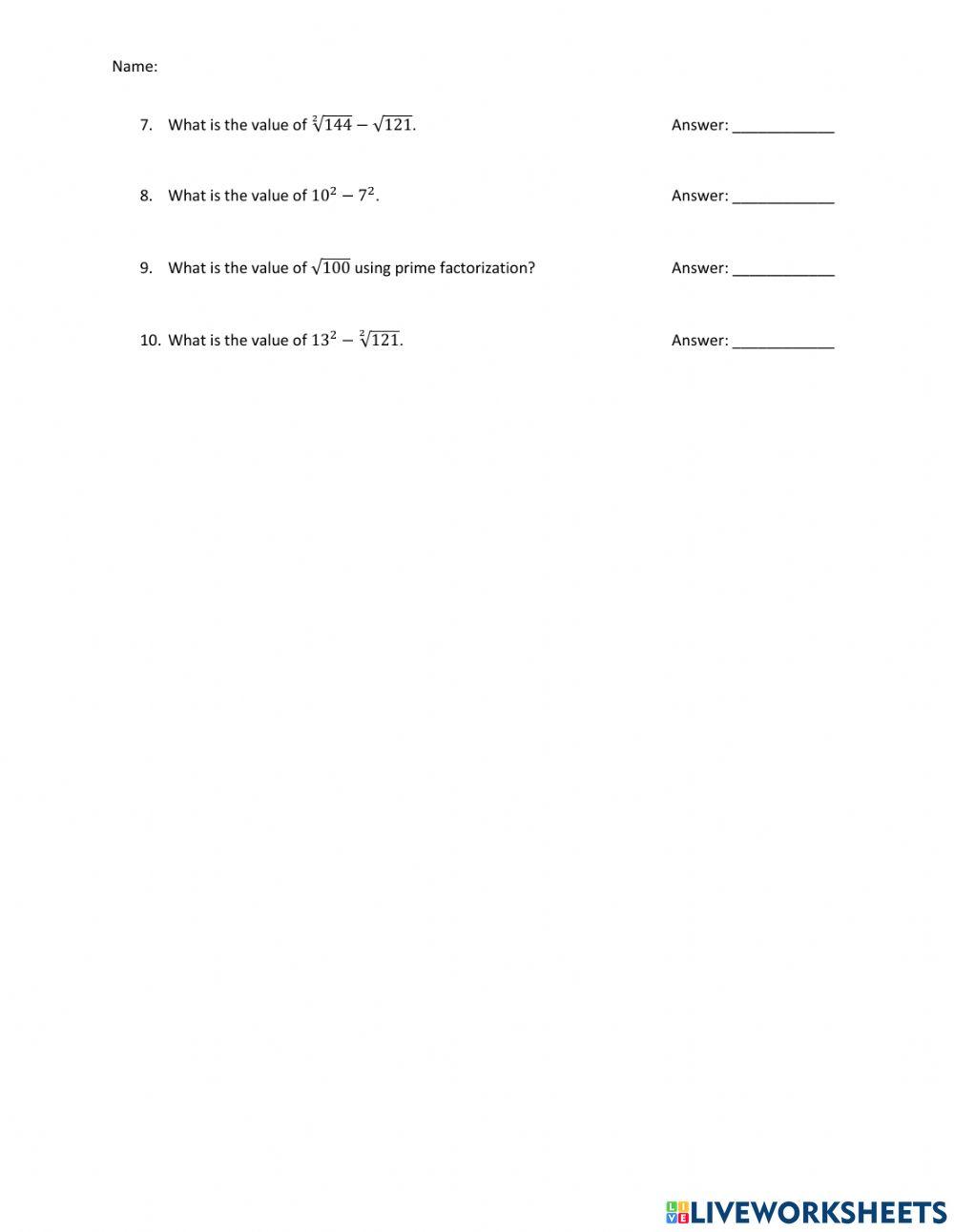 Problem Solving Grade 8