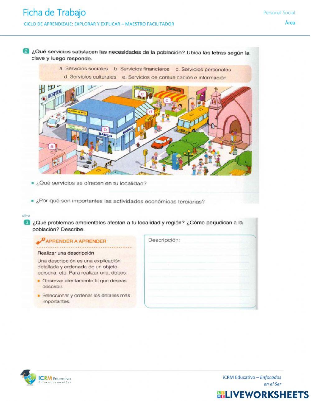 Las actividades económicas terciarias