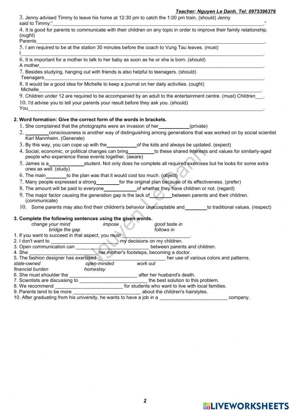 Lớp 11TĐ-U1-Reading and vocab