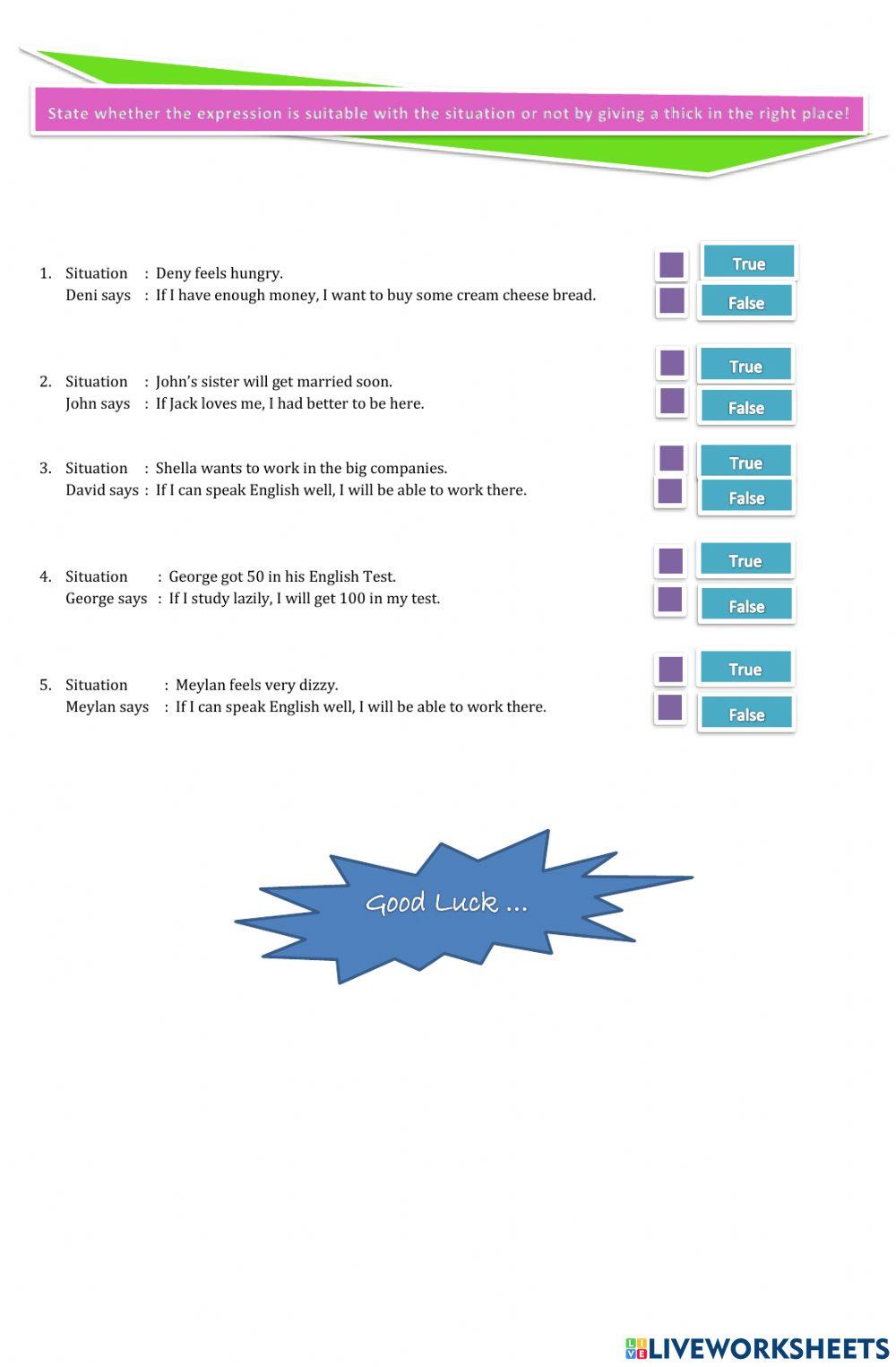 Conditional Sentences, Job Application Letters, Caption