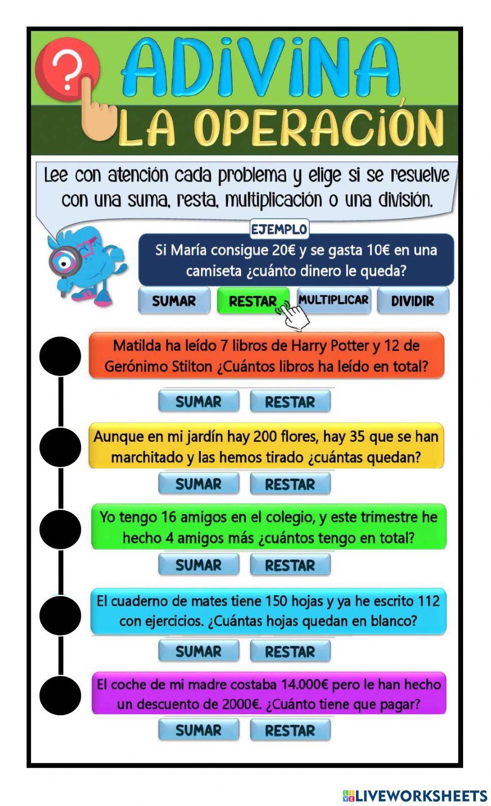 Adivina la operación