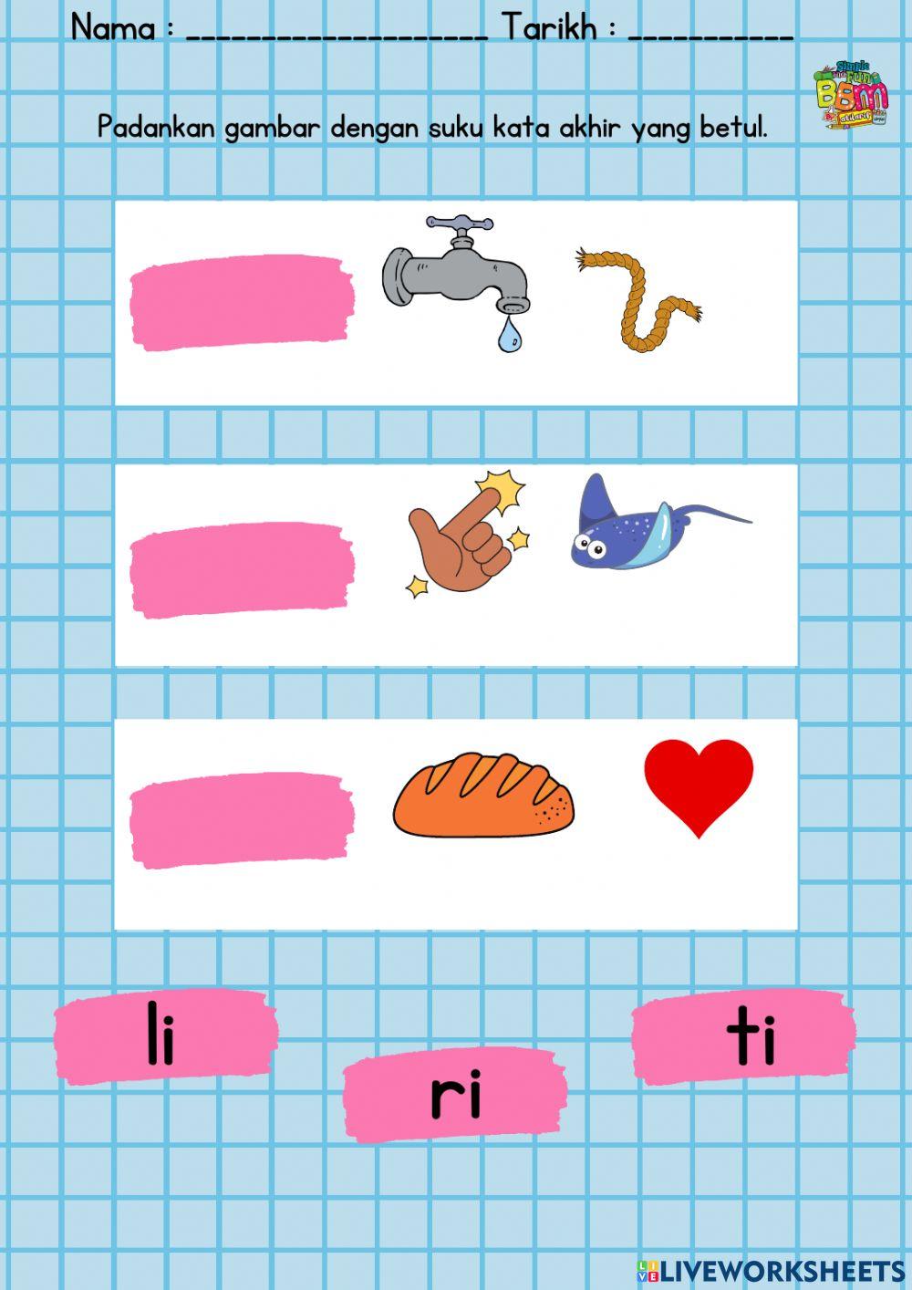 Suku Kata Akhir (KVKV)