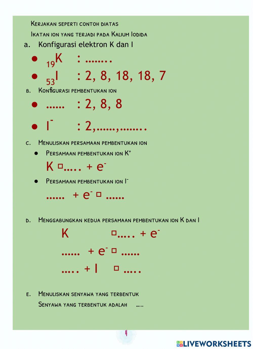 Ikatan Kimia Ikatan Ion