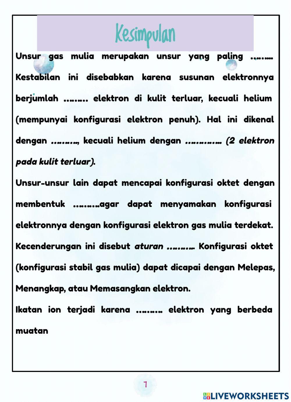 Ikatan Kimia Ikatan Ion