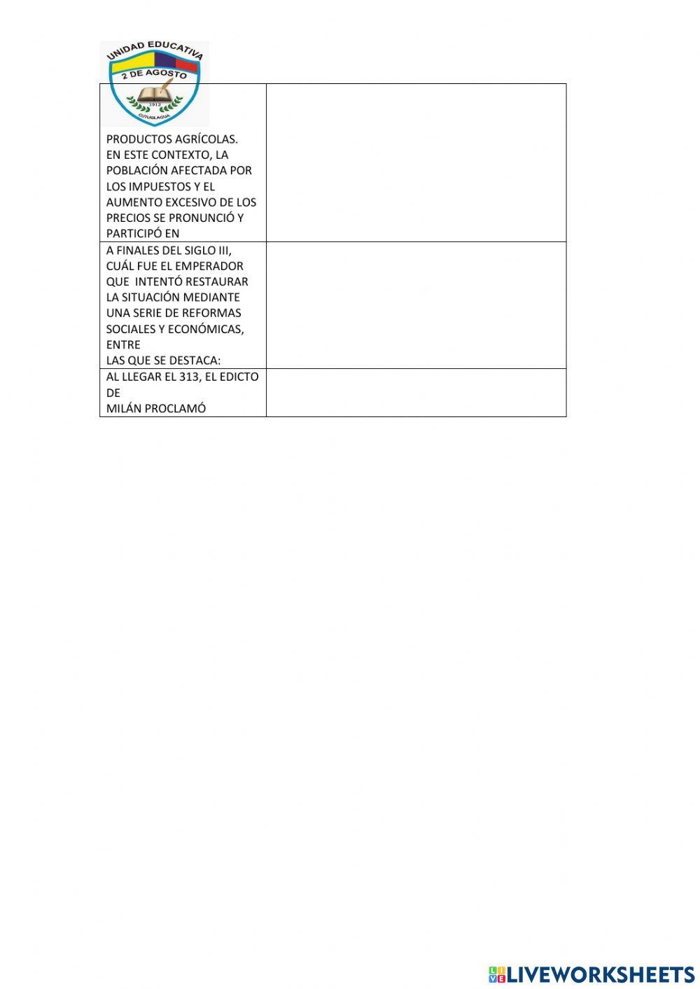 Decadencia del imperio romano