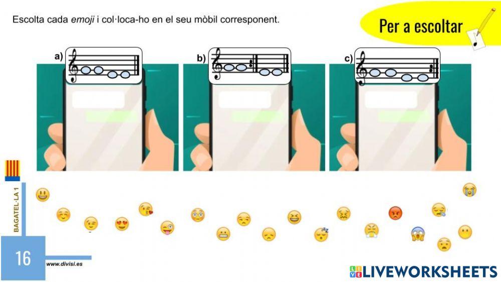 Endevinalles sonores (Bagatel·la 1 pag. 16)