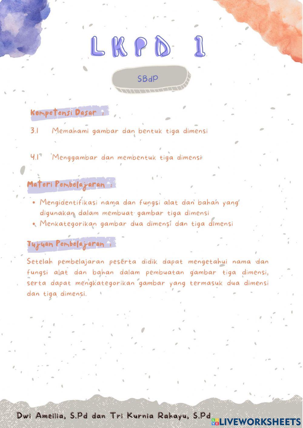 SBdP : Bentuk Gambar