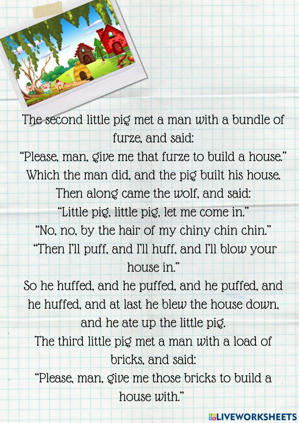 Three little pi Free Interactive Worksheets 1488758