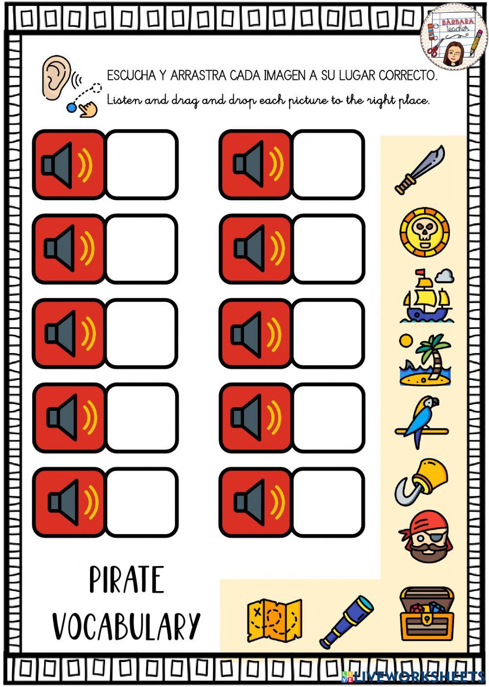 Pirate vocabulary