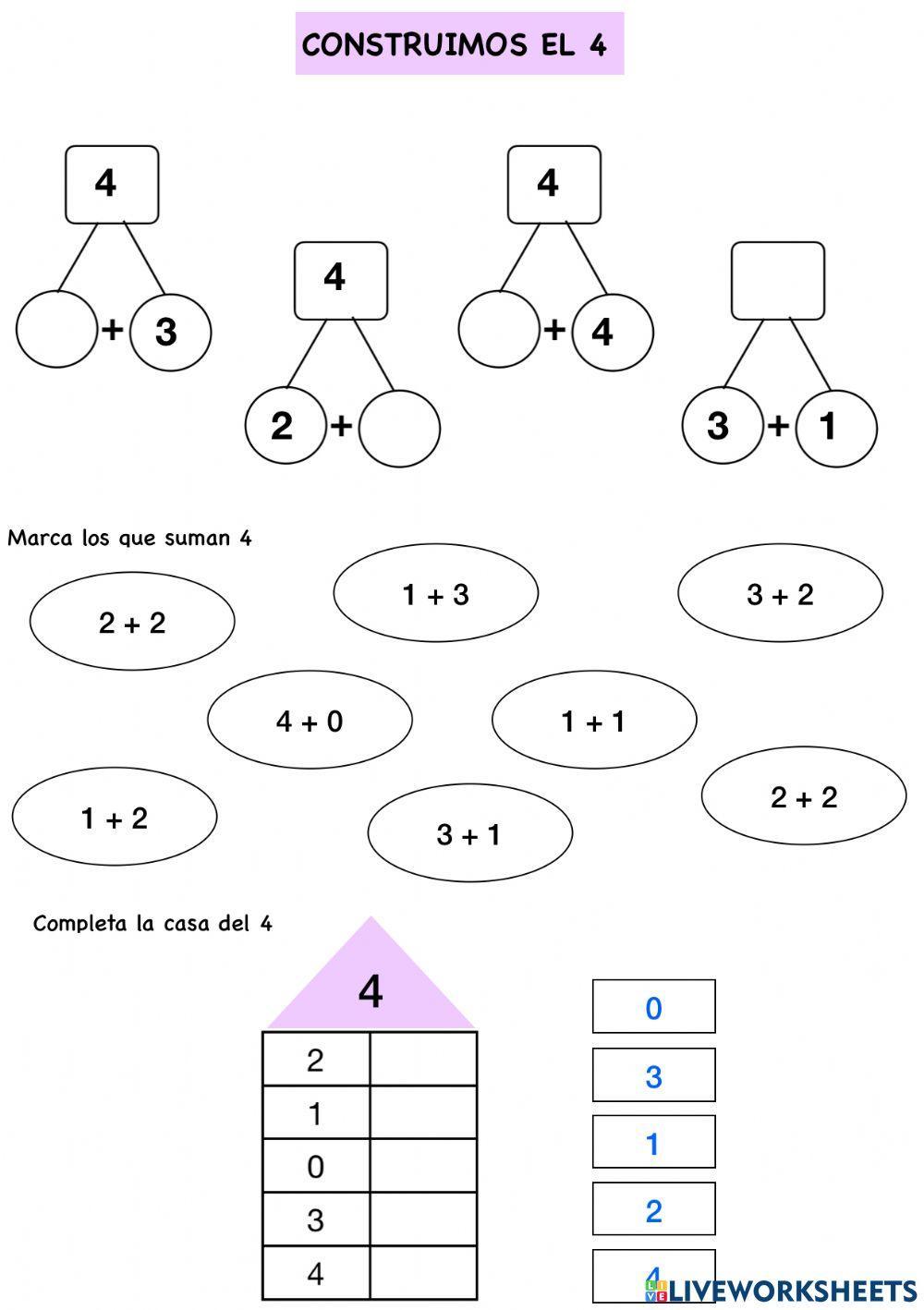 Descomposición del 4