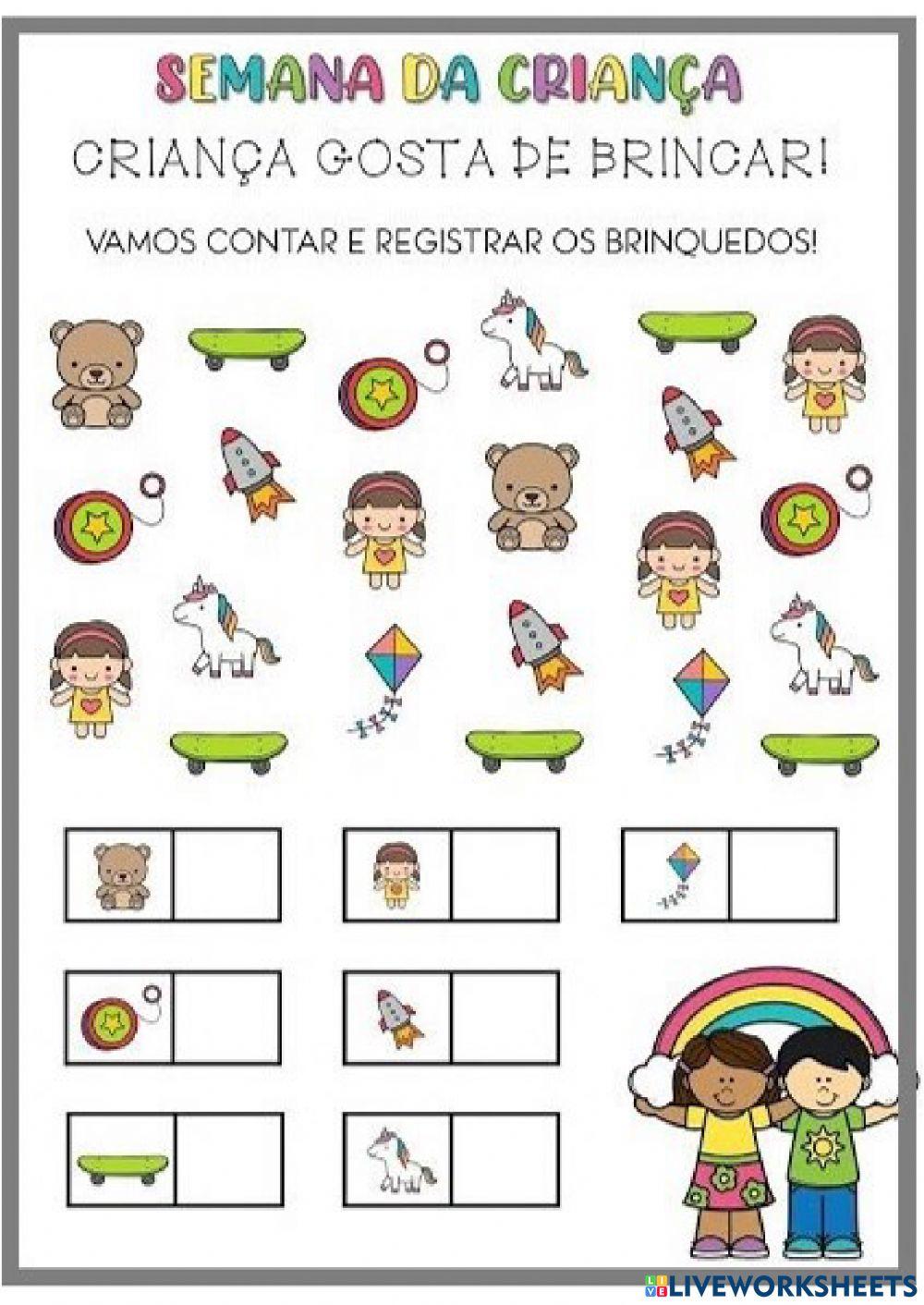 Semana da criança - matemática