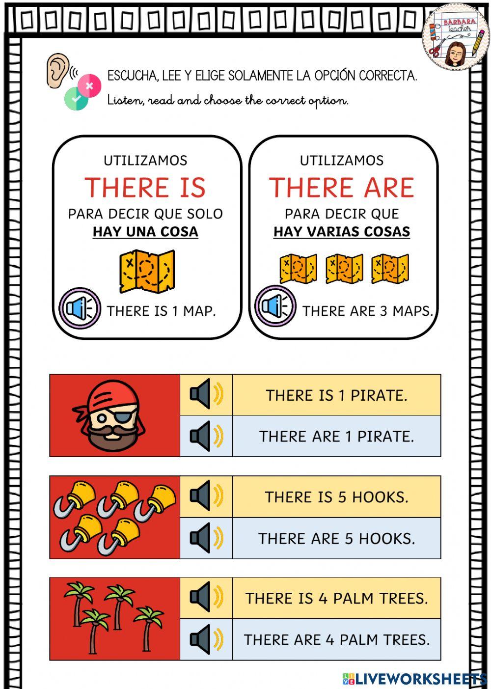 There is there are pirate objects