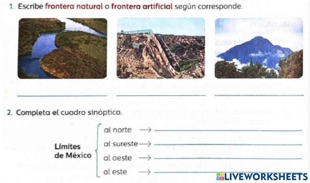 Geografía cuarto fronteras