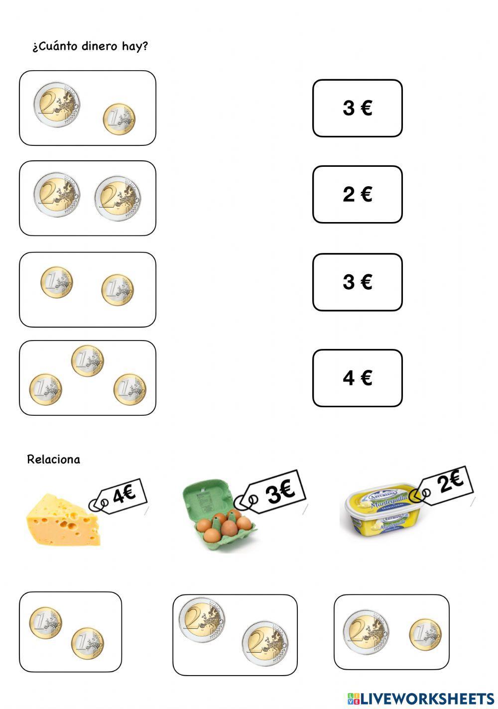 Descomposición con monedas