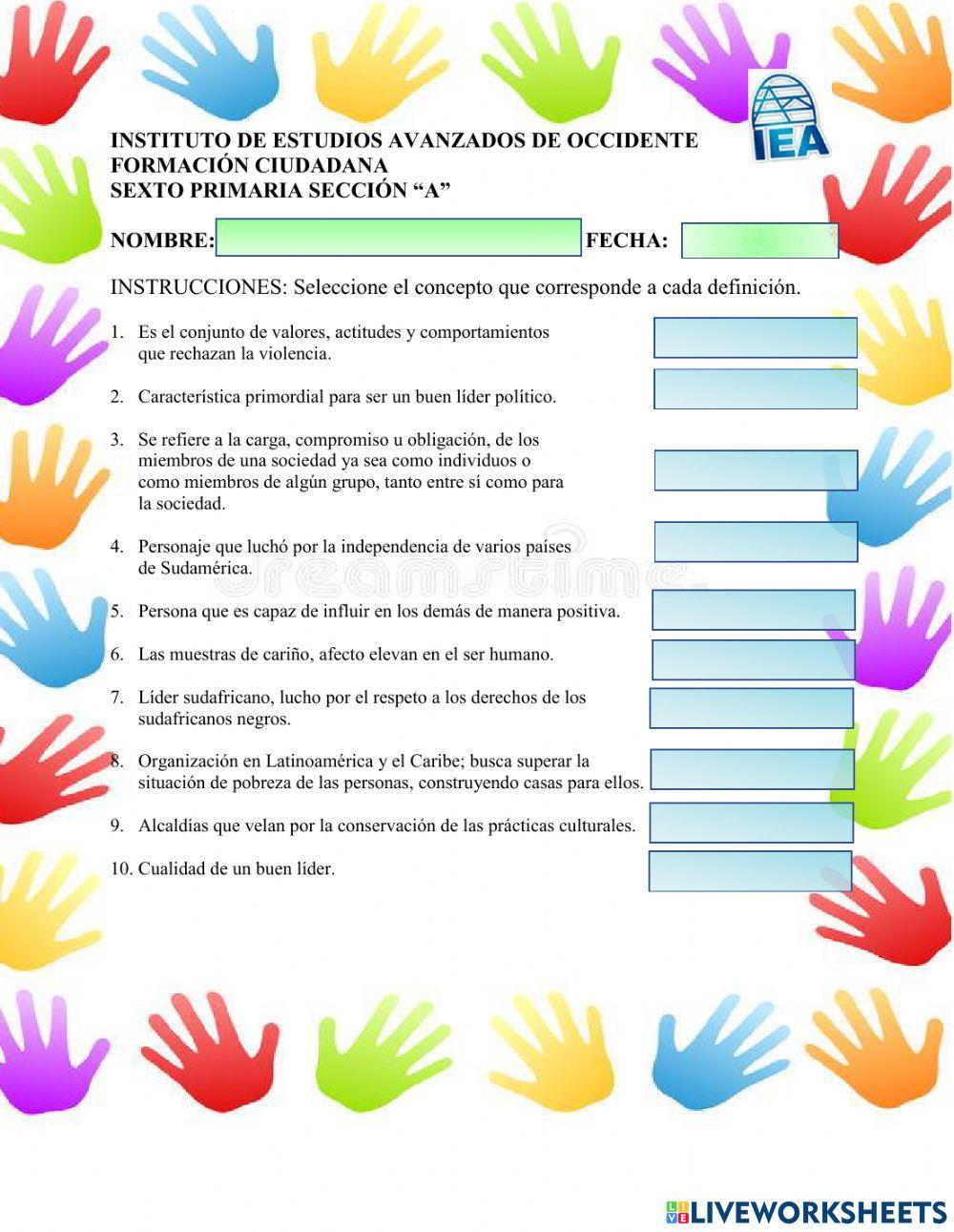 Liderazgo y Cultura de Paz