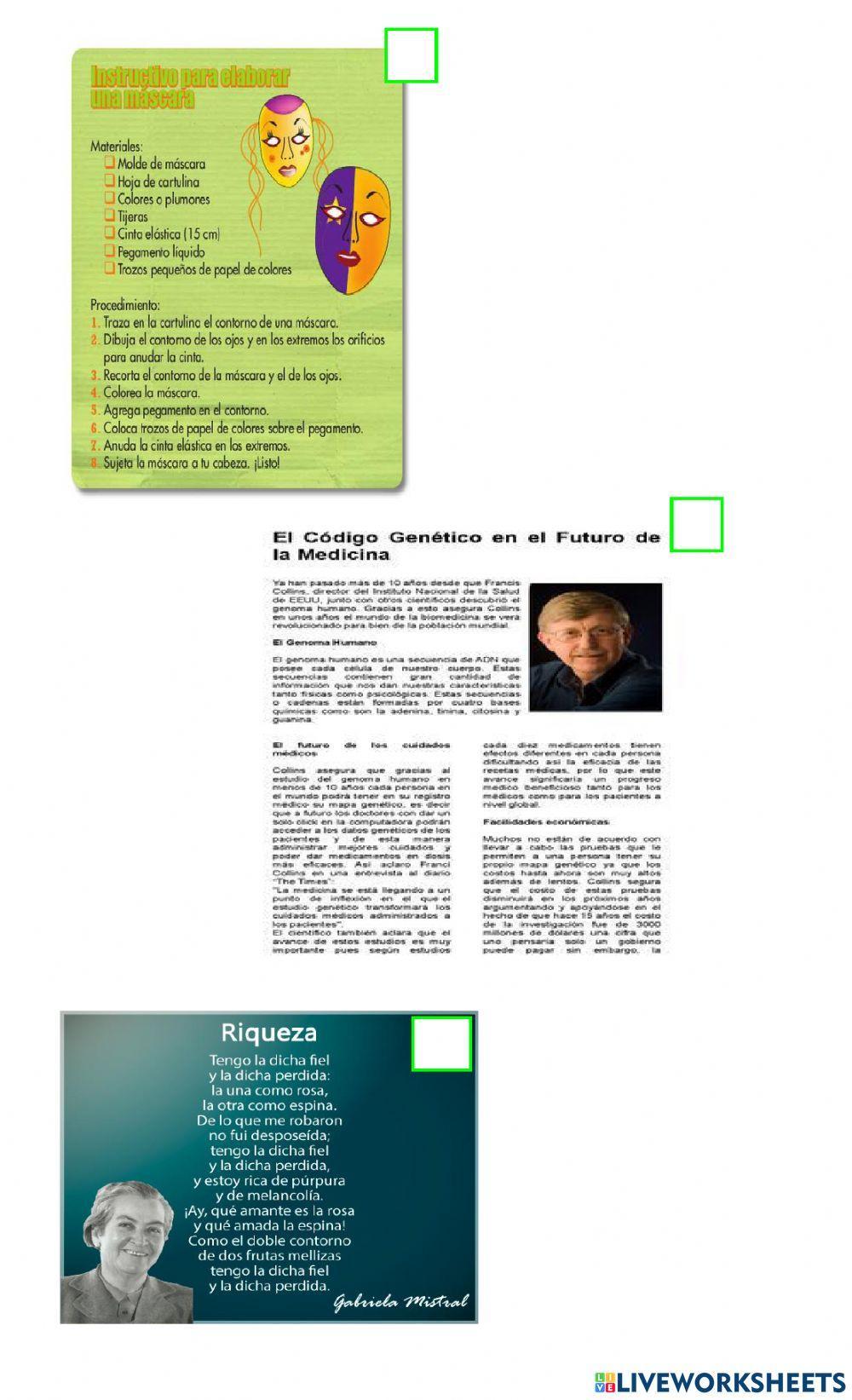 Los textos informativos