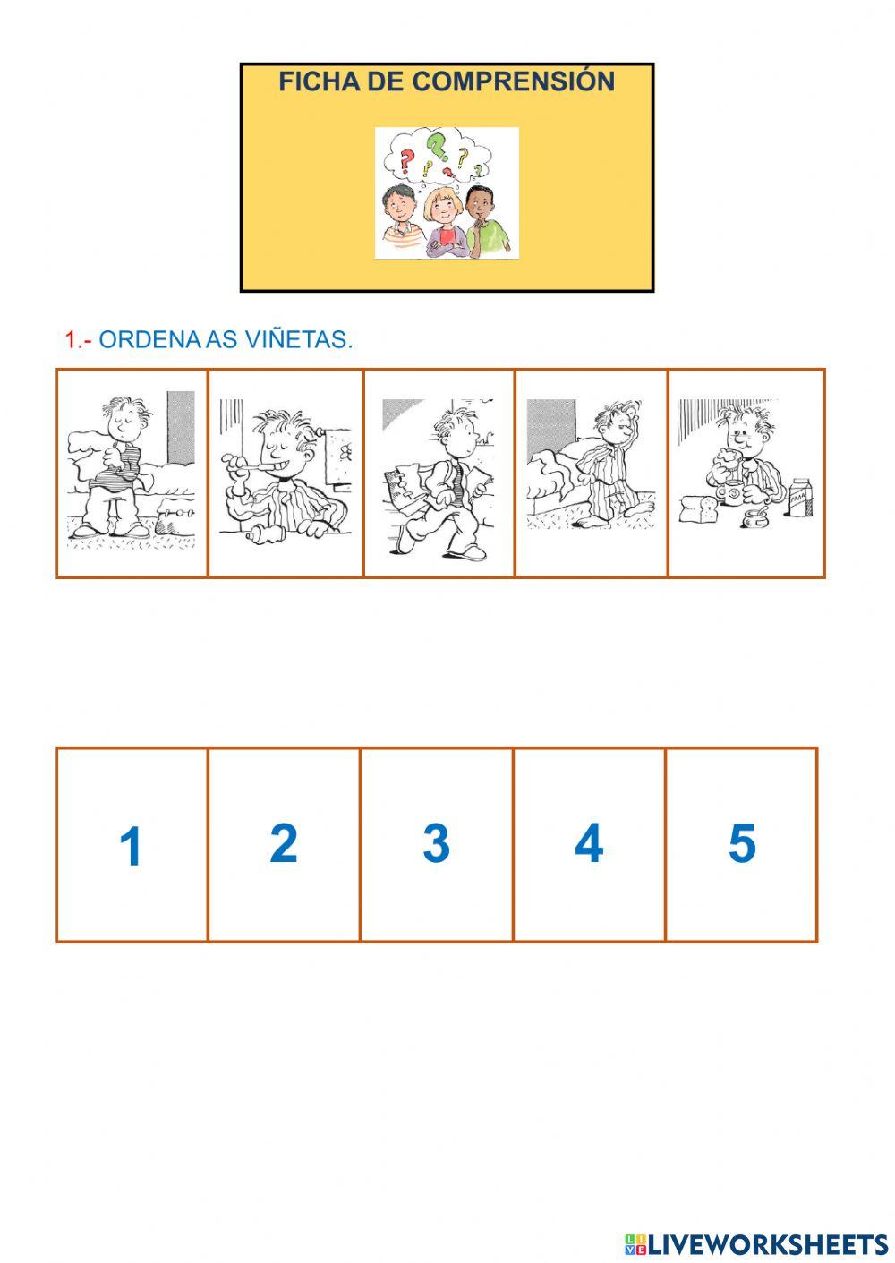 Ficha de comprensión