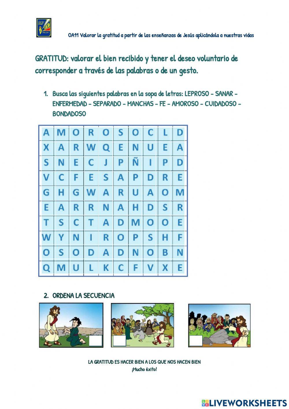 Gratitud - los 10 leprosos