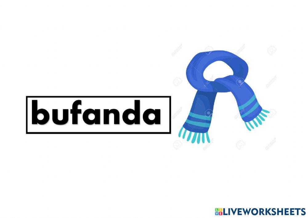 Vocabulario en señas LSE Bb