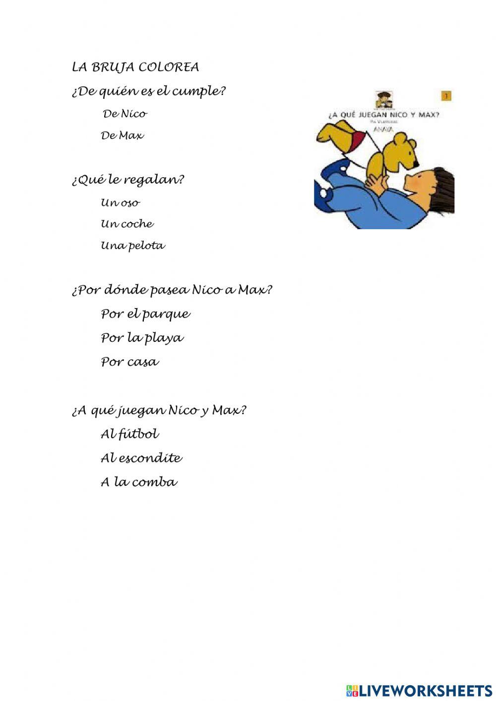 ¿A qué juegan Nico y Max?