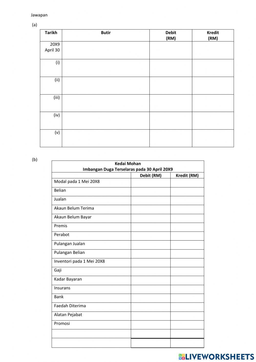 Latihan Pembetulan Kesilapan