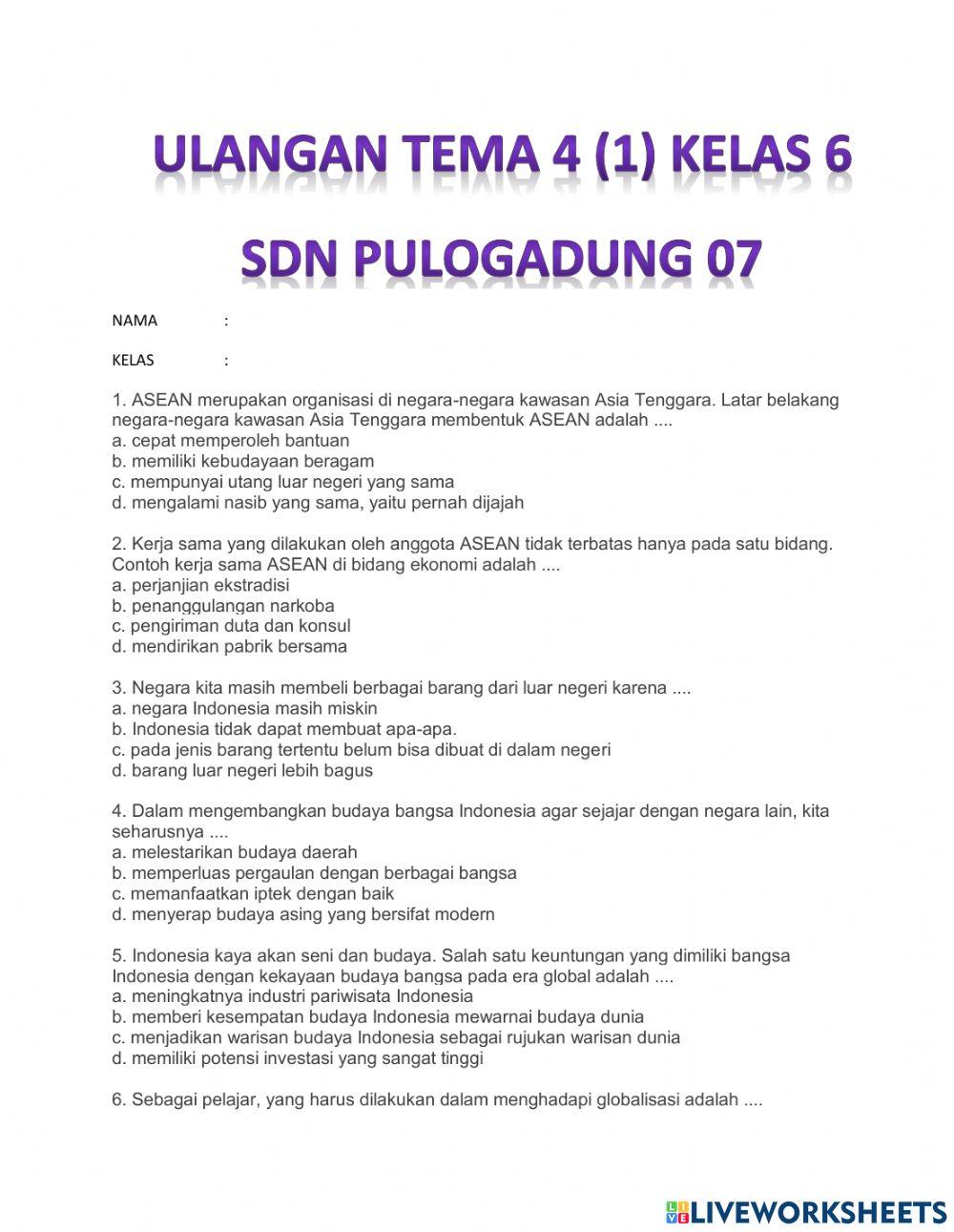 Ulangan tema 4 muatan ips