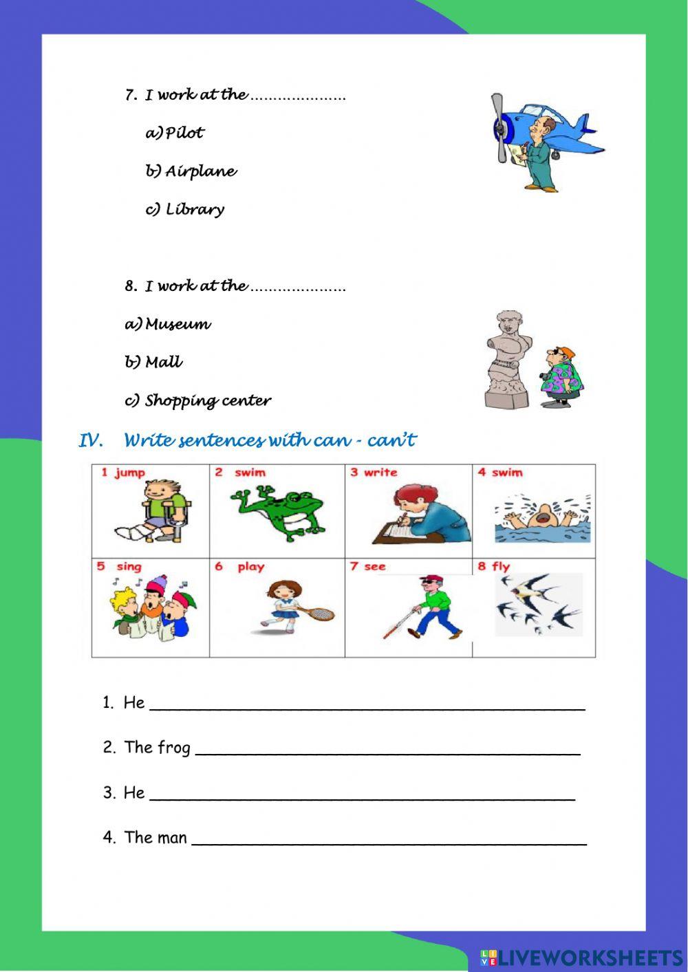 Jobs and places to work