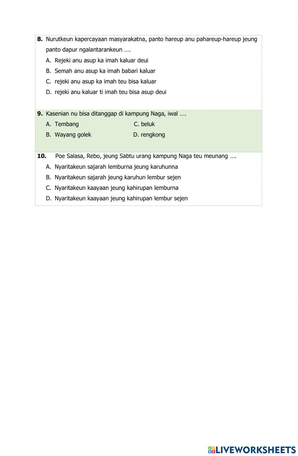 Kampung Adat Sunda (Kampung Naga)