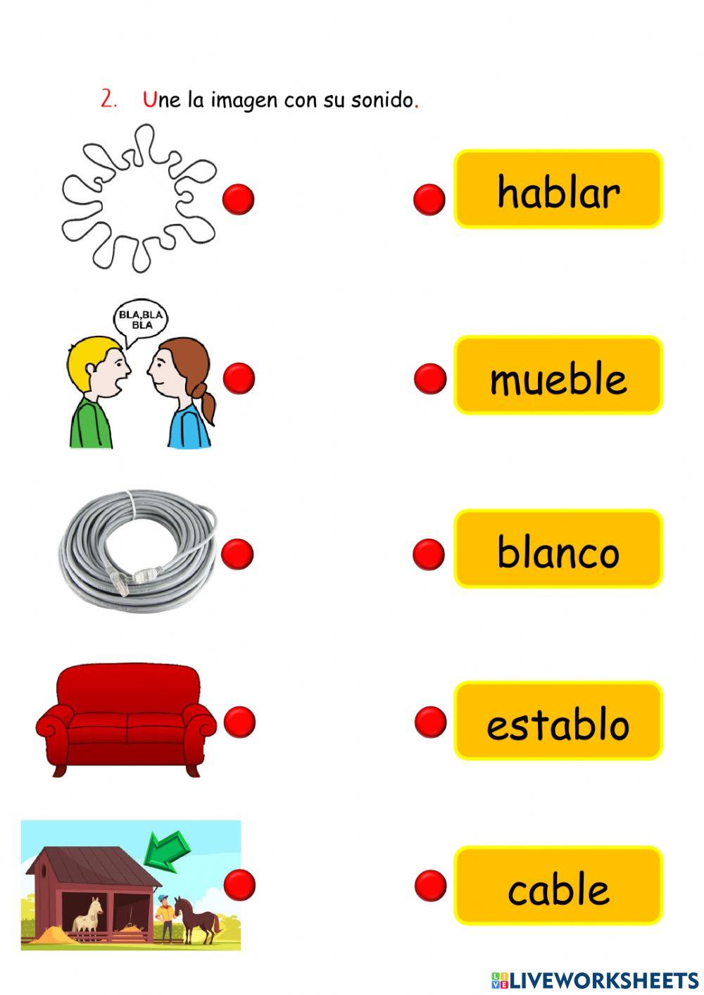 Sílabas trabadas de la bl