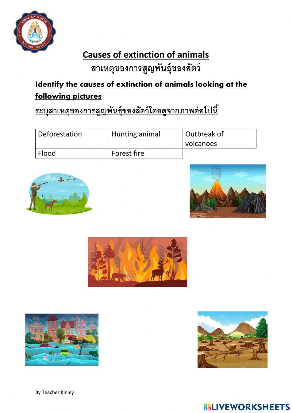What Are The Natural Causes Of Extinction