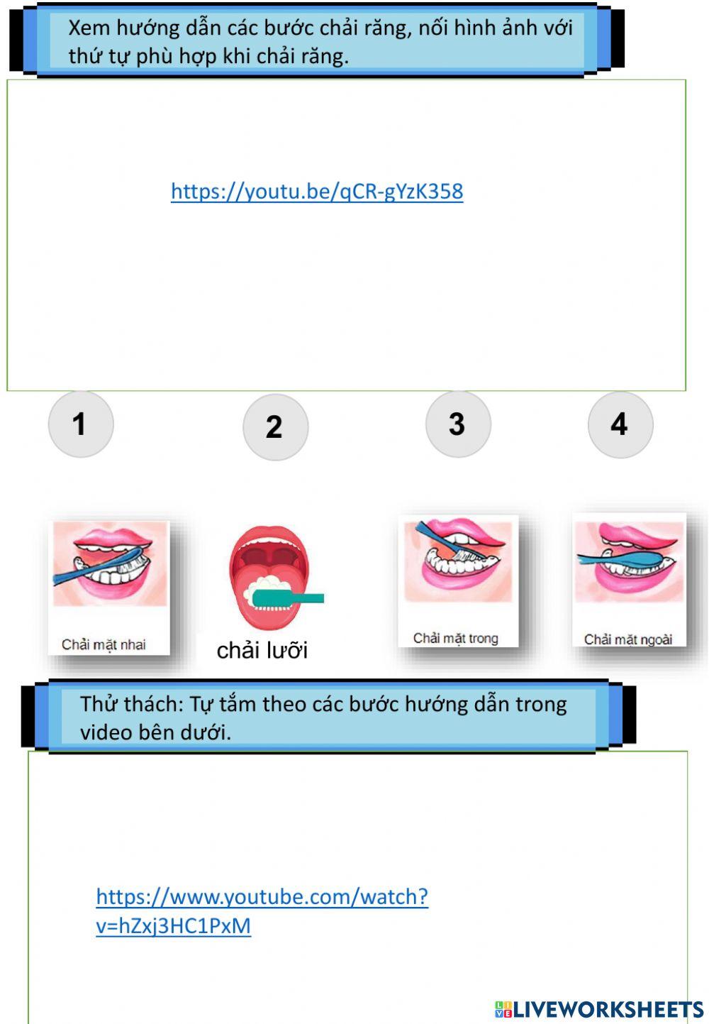 Em tự chăm sóc bản thân