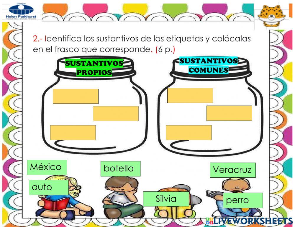 Grado: 1°  Evaluación Parcial -Español-