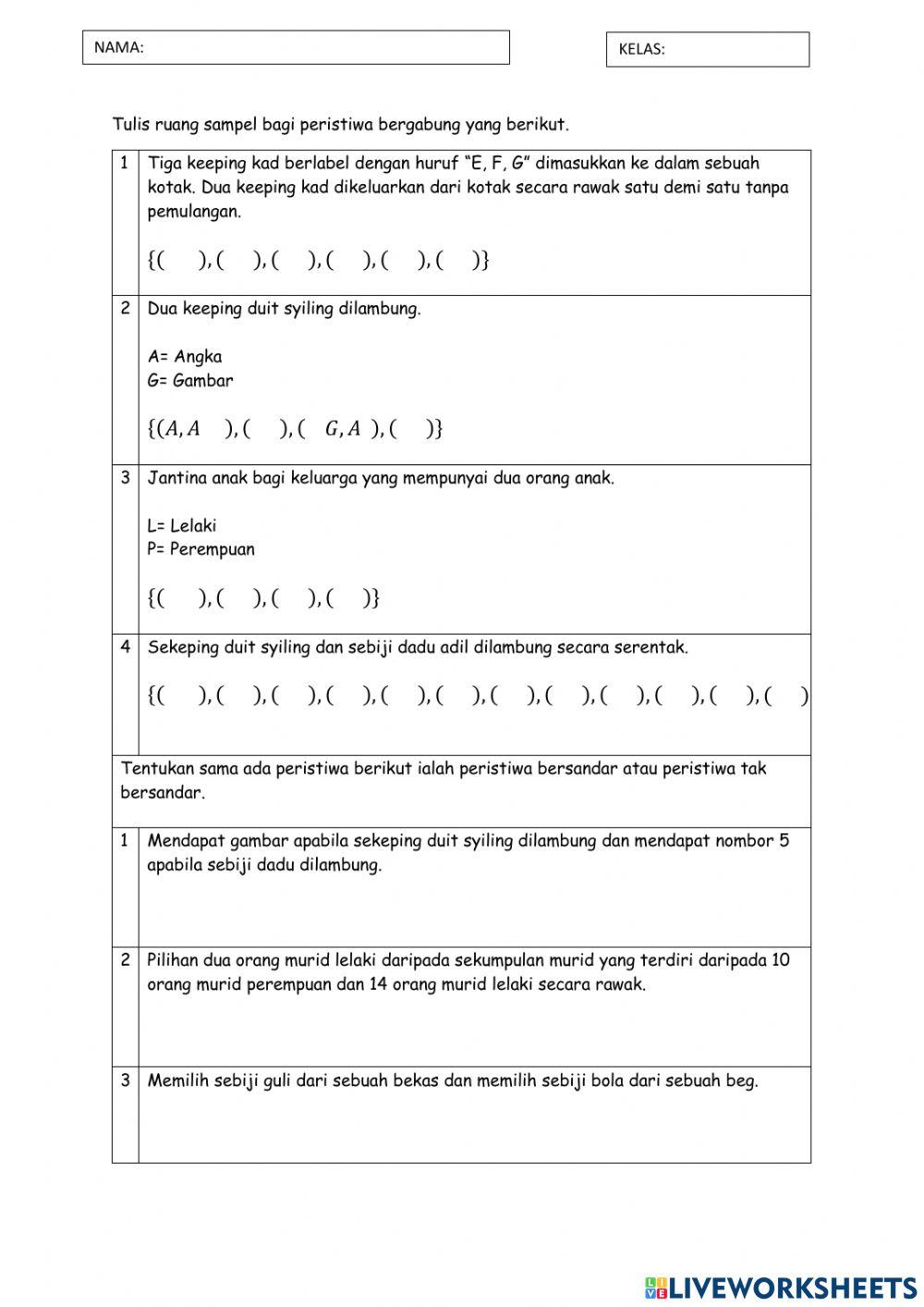 Kebarangkalian Peristiwa Bergabung