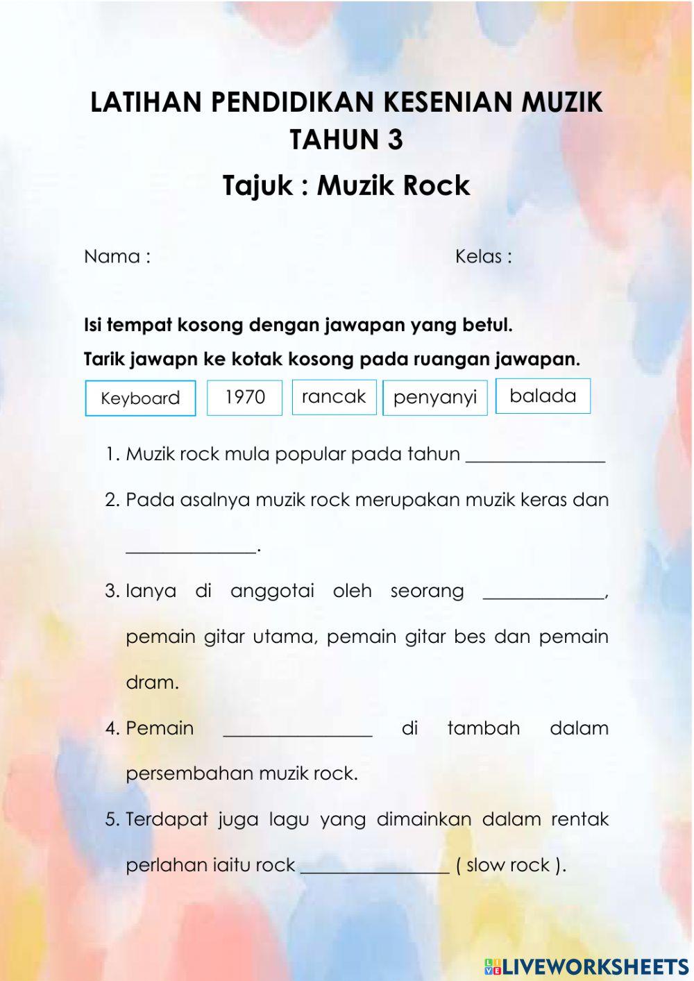 Pendidikan Muzik Tahun 3