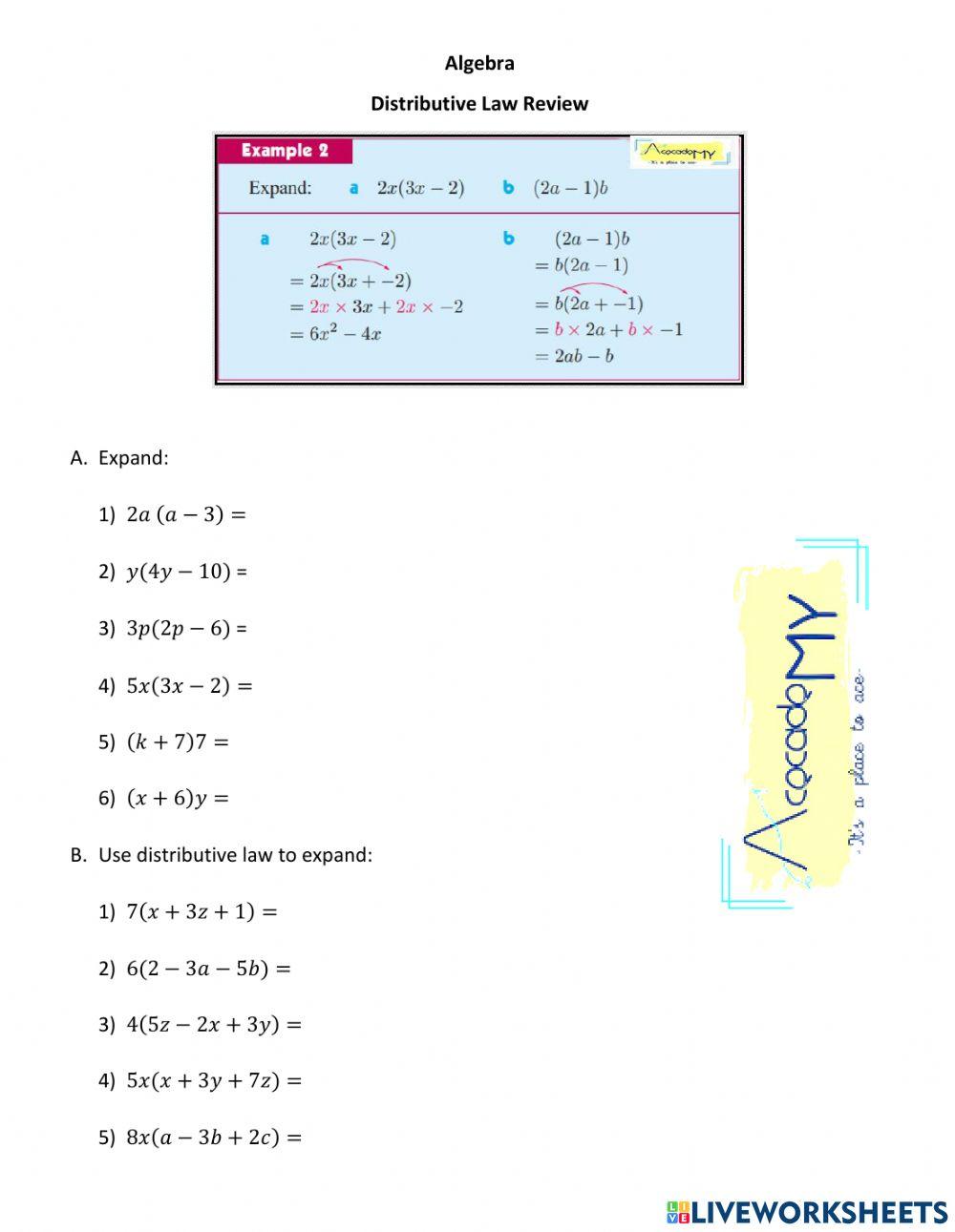 1491029 Distributive Law Yakub Susanto 1491029 Distributive Law Yakub Susanto