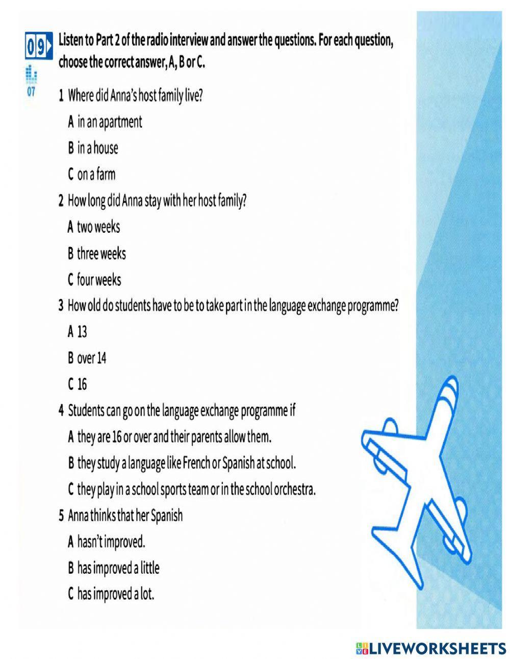 Mindset Foundation Unit 4- Listening 