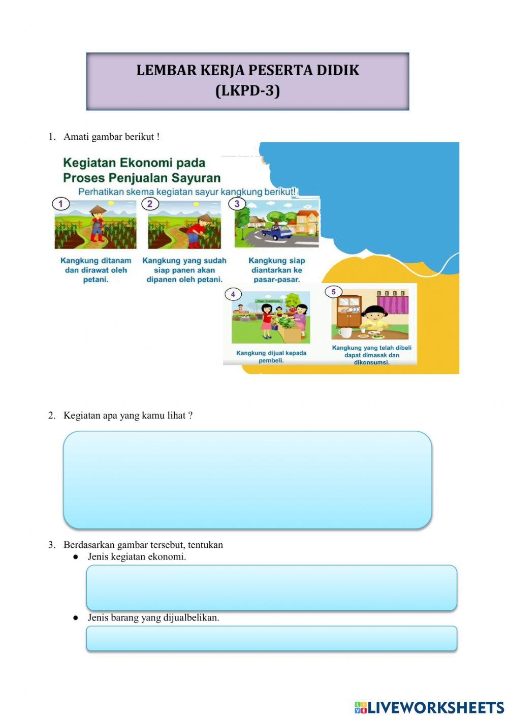 Evaluasi tema 4 subtema 2 Pembelajaran 1