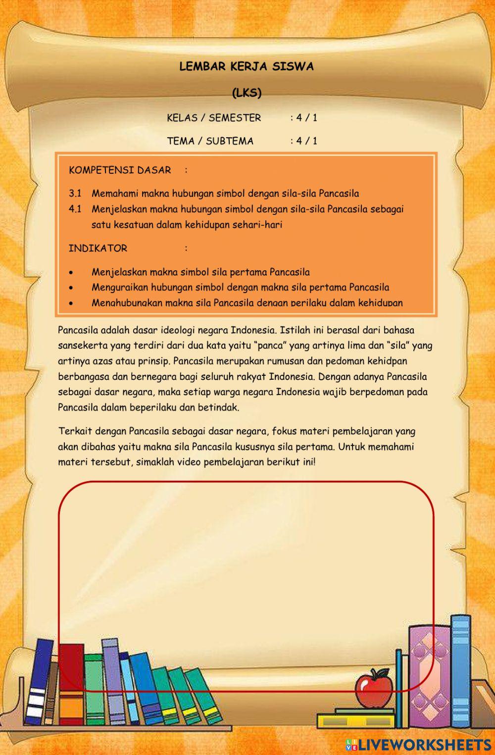 Makna Sila Pertama Pancasila