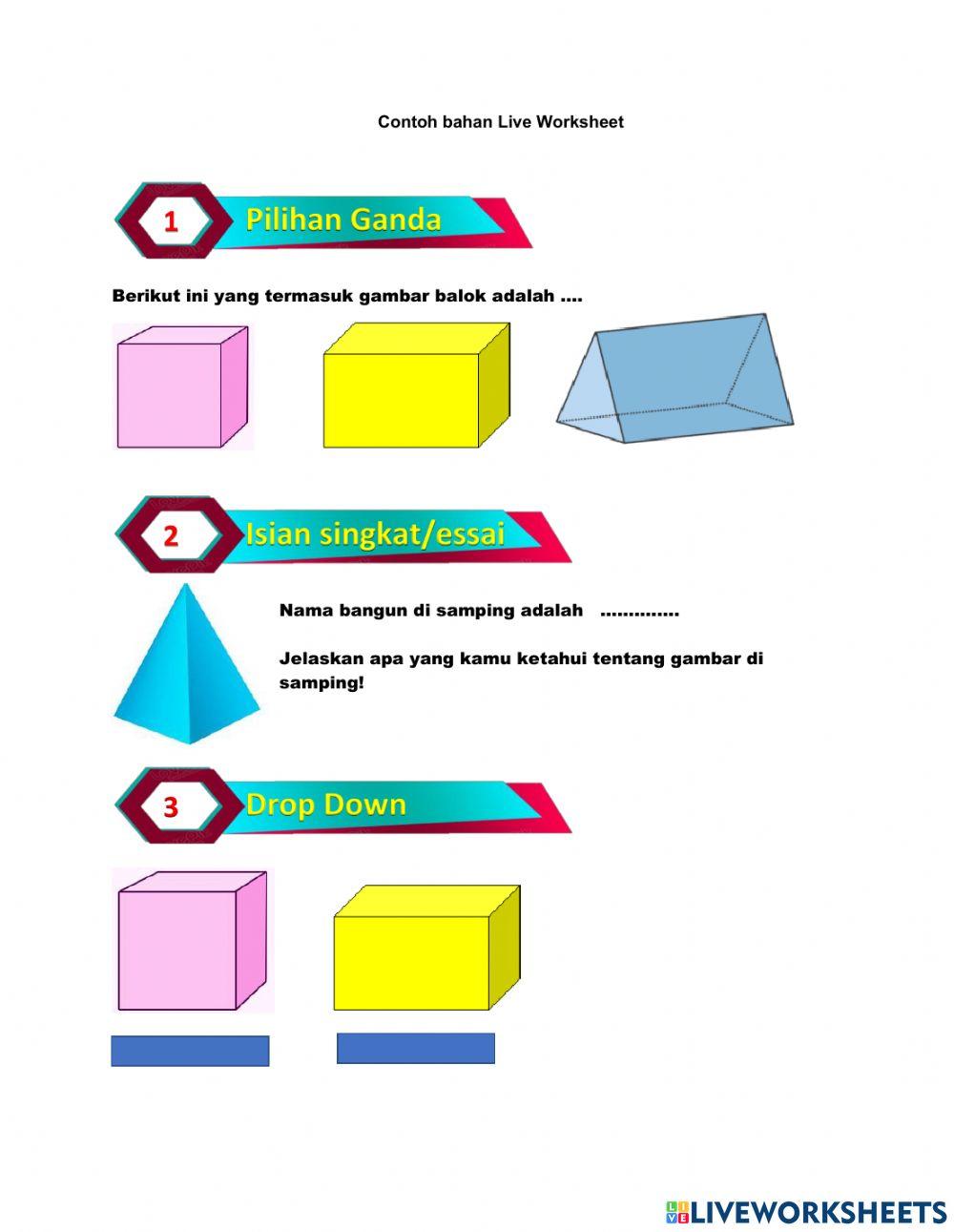 Pengenalan bangun ruang