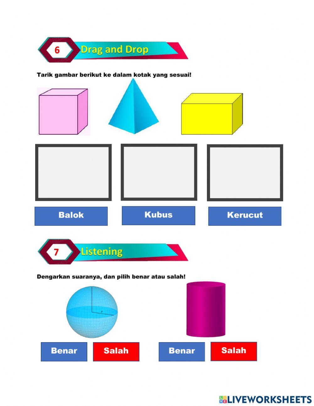 Pengenalan bangun ruang