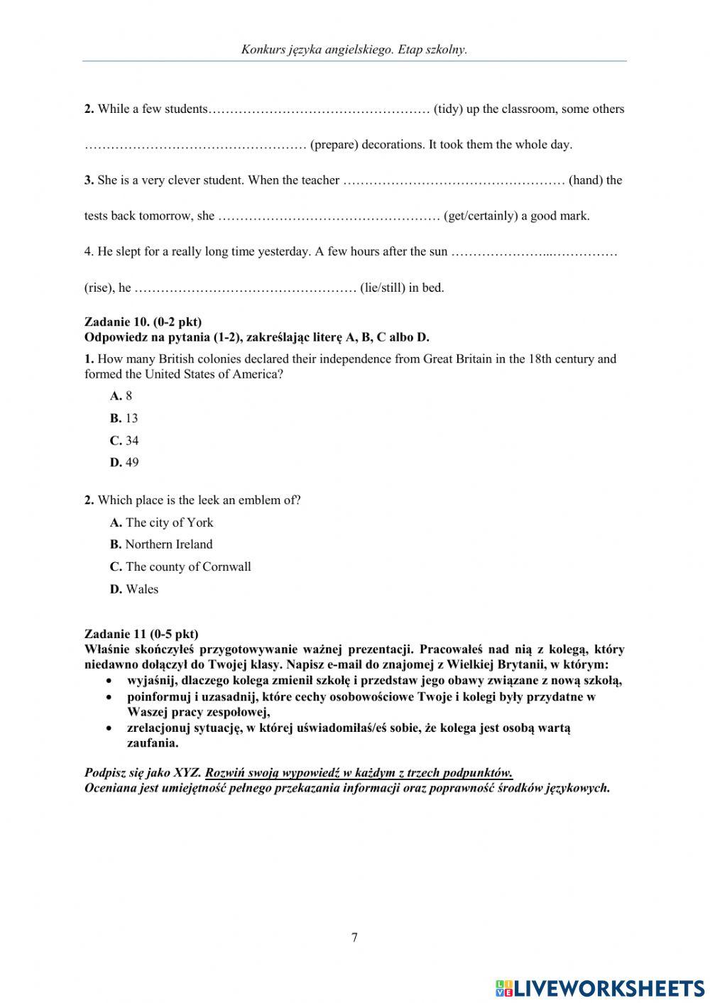 Konkurs kuratoryjny szkolny 19-19