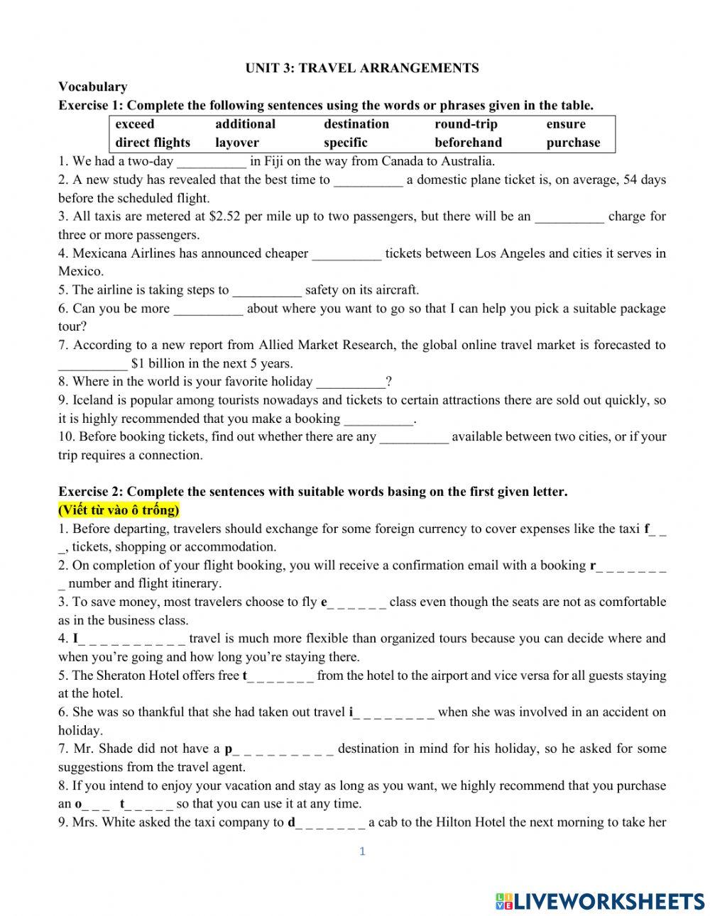 Revision 1 Unit 3 vocab & gram - DLKSCB5
