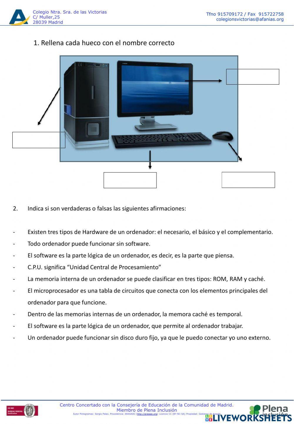 Tema 1. Componentes de los equipos