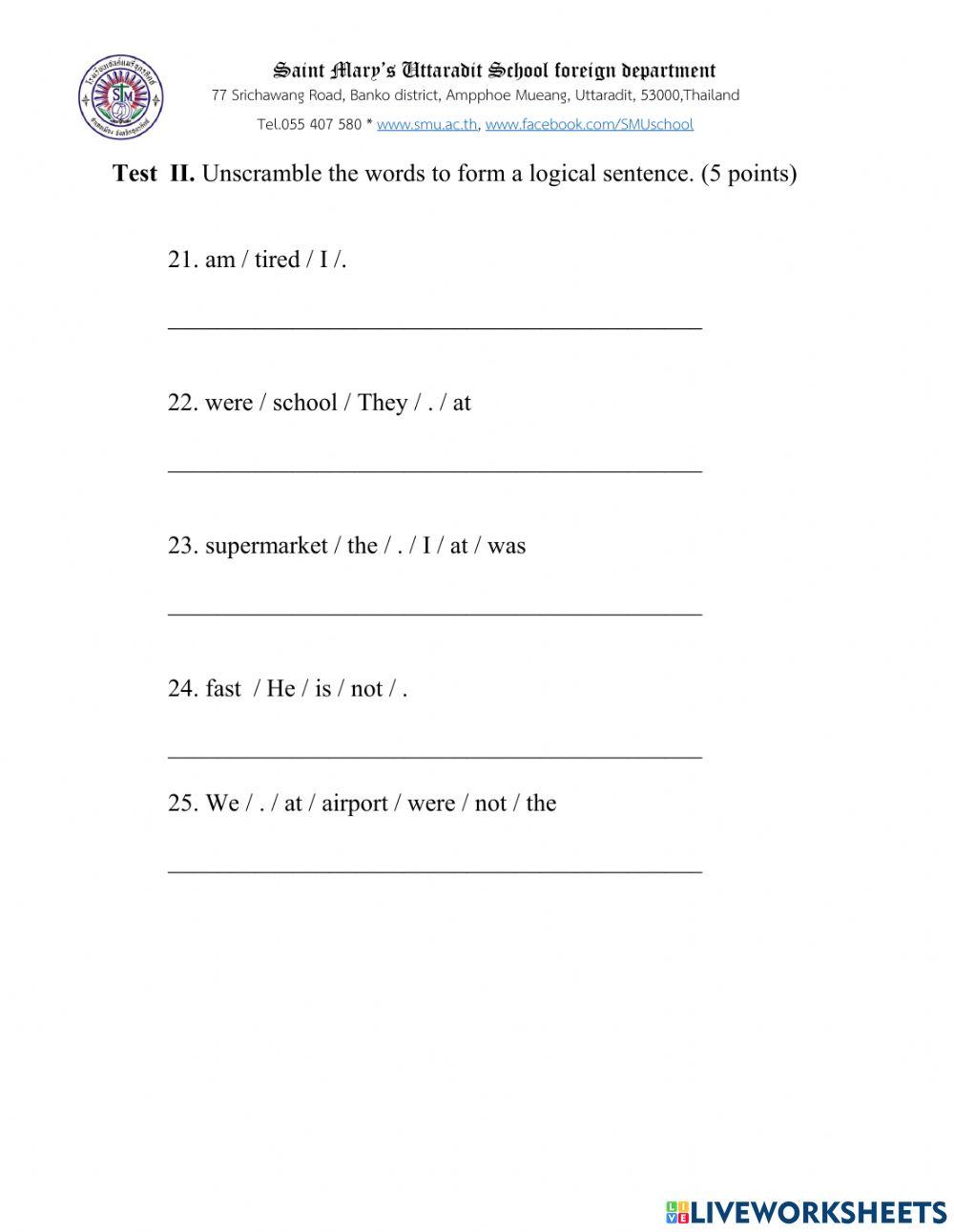 Final term 1 grammar plus G3