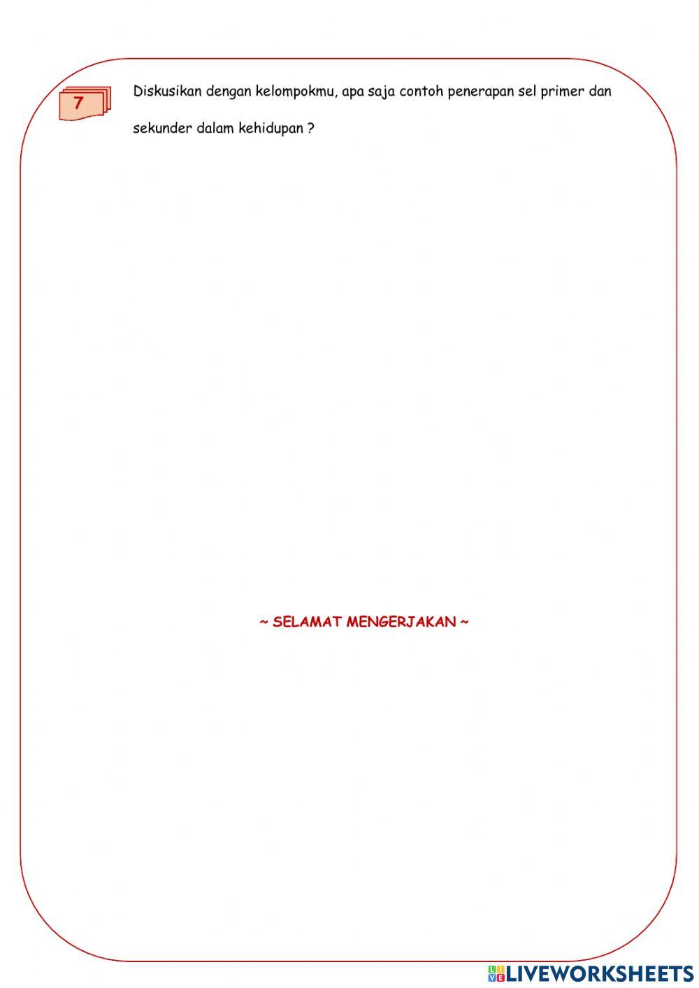 Sel volta dalam kehidupan