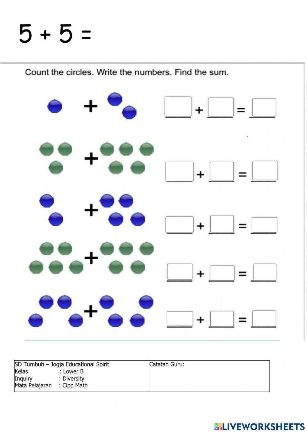 Adding with picture A